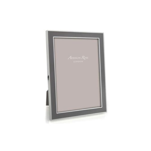 Addison Ross Enamel & Silver Taupe Frame 4x6"