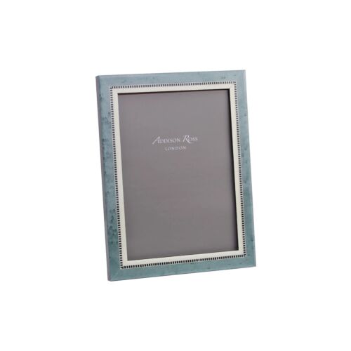 Addison Ross Marquetry Blue Dots Frame 4x6"