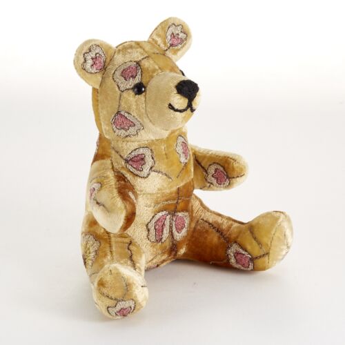 Anke Drechsel Silk Velvet Animal Bear Shaded Oro