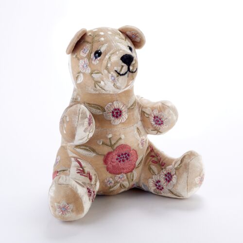 Anke Drechsel Silk Velvet Animal Bear Taupe