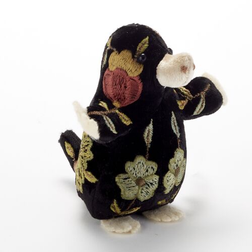 Anke Drechsel Silk Velvet Animal Mole Black