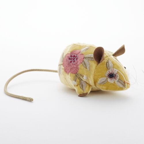 Anke Drechsel Silk Velvet Animal Mouse Corn Yellow