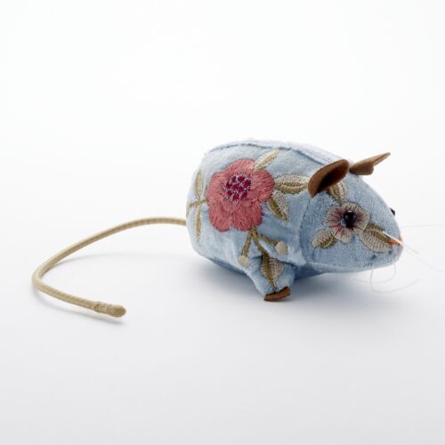 Anke Drechsel Silk Velvet Animal Mouse Heavenly Blue