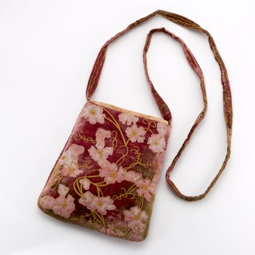 Anke Drechsel Silk Velvet Bag Azura Shaded Light