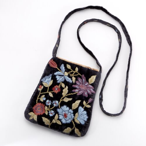 Anke Drechsel Silk Velvet Bag Connie Nightshade