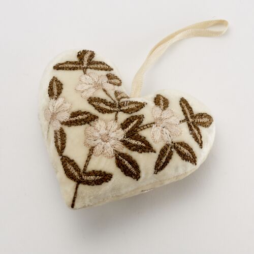 Anke Drechsel Silk Velvet Heart Large