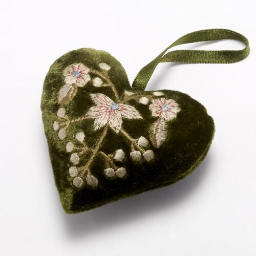 Anke Drechsel Silk Velvet Heart Small