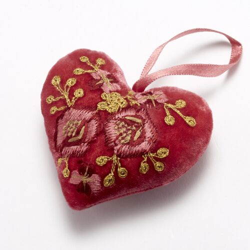 Anke Drechsel Silk Velvet Heart Small