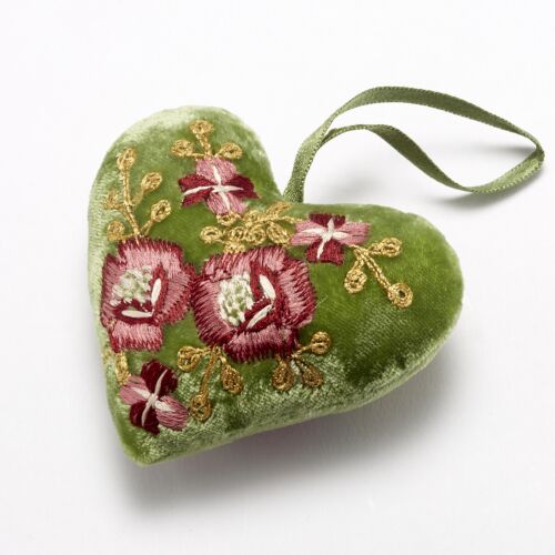 Anke Drechsel Silk Velvet Heart Small