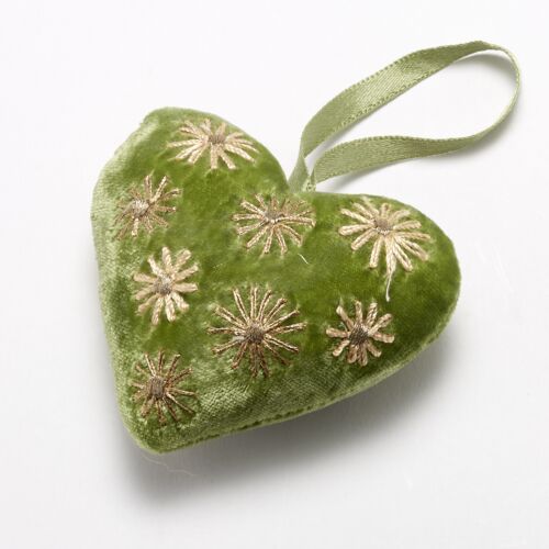 Anke Drechsel Silk Velvet Heart Small