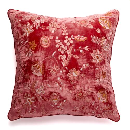 Anke Drechsel Silk Velvet Pillow Bovary Watermelon 20"