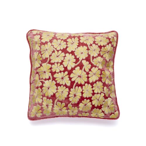 Anke Drechsel Silk Velvet Pillow Dya Sherbert 12"