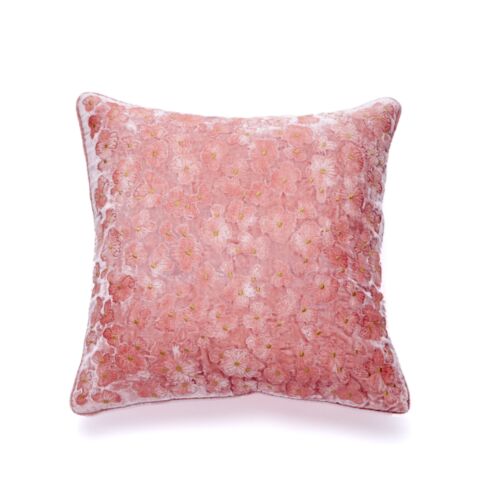 Anke Drechsel Silk Velvet Pillow Louisa Cyclamen 16"