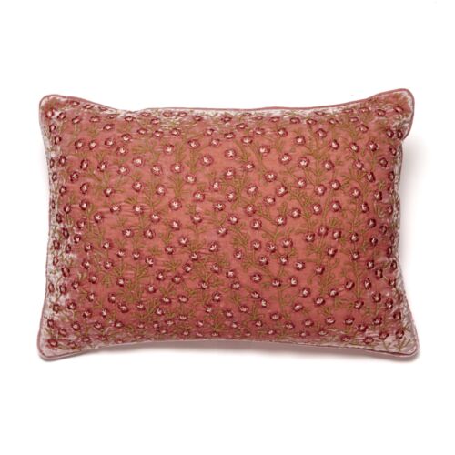 Anke Drechsel Silk Velvet Pillow Misha 14x20"