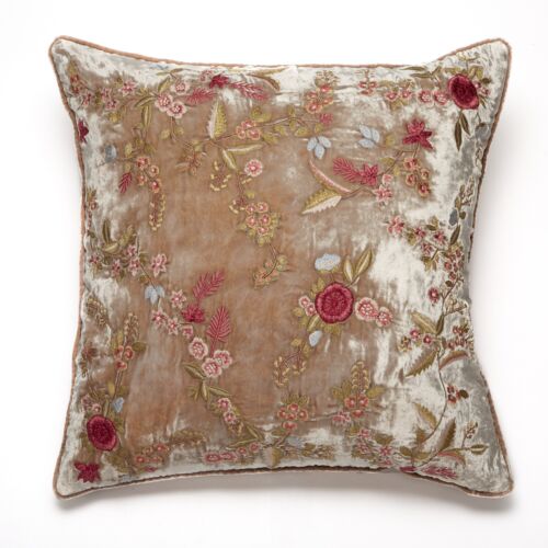 Anke Drechsel Silk Velvet Pillow New Liza 20"