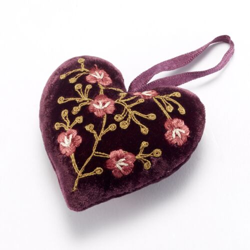 Anke Drechsel Silk Velvet Heart Small