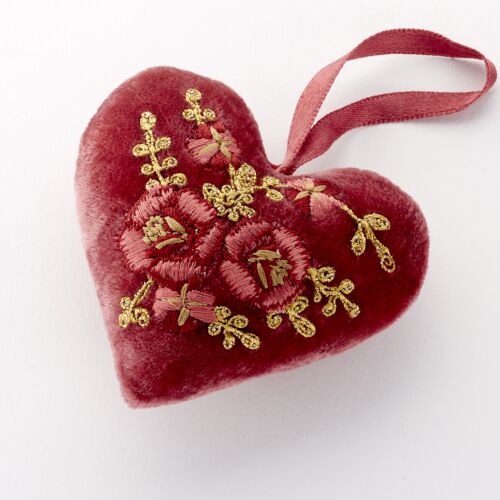 Anke Drechsel Silk Velvet Small Heart