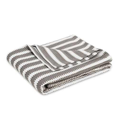 Matouk Apollo Stripe Comet King Coverlet