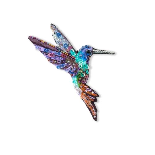 Artisan Brooch Pin Colibri