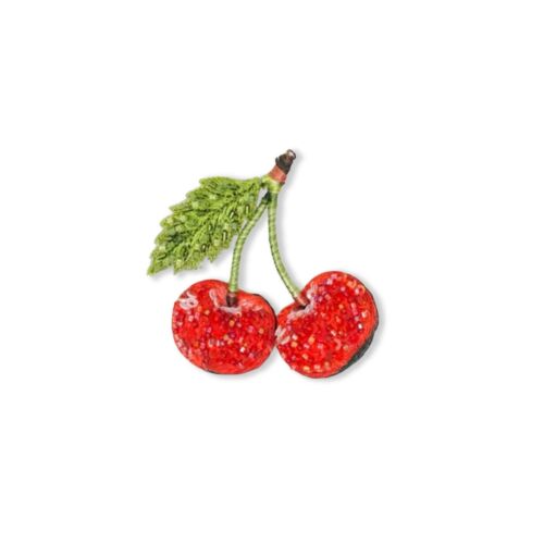 Artisan Brooch Pin North Star Cherry