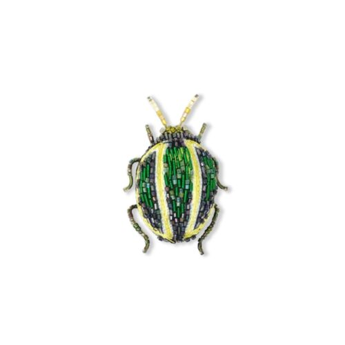 Artisan Brooch Pin Tortoise Beetle