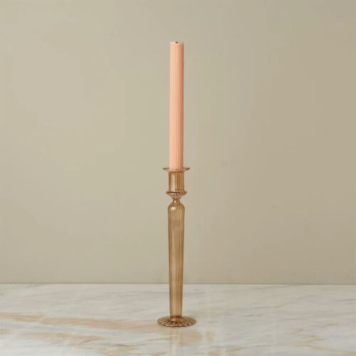 Artisan Glass Candlestick Dandelion