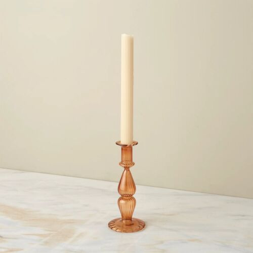 Artisan Glass Candlestick Marmalade