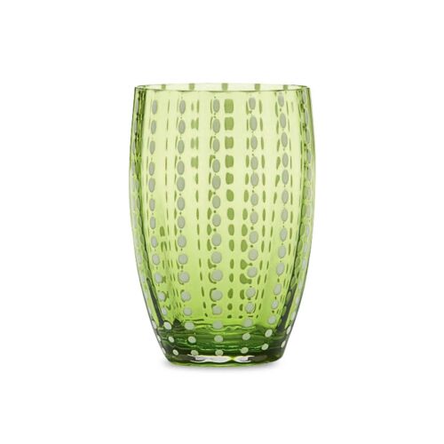 Artisan Glass Perle Tumbler Apple Green