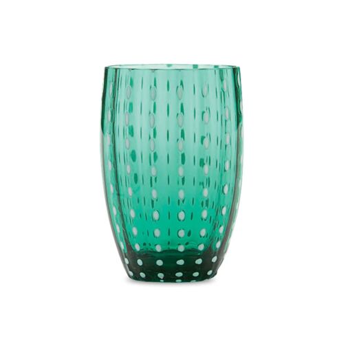 Artisan Glass Perle Tumbler Green