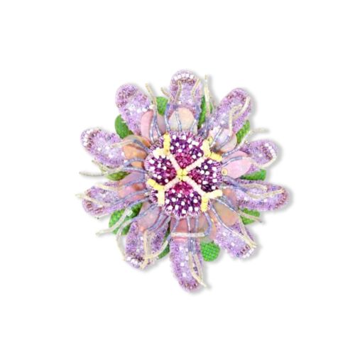 Artisan Hair Clip Lilac Cincinnata Flower