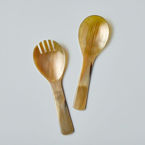 Artisan Horn Serving Set/2 XLarge
