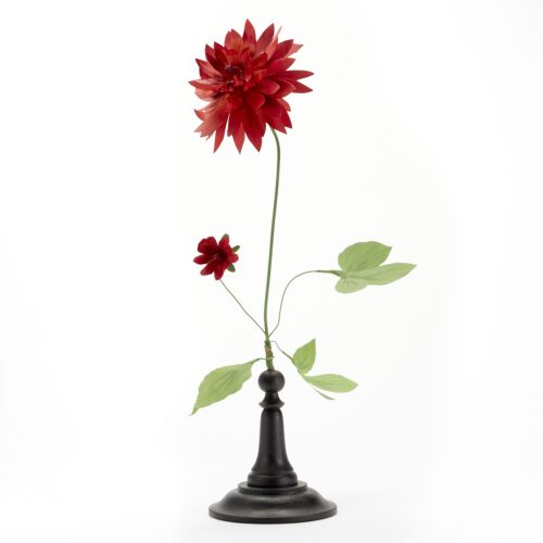 Artisan Metal Flower Big Red Dahlia