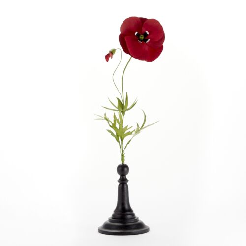 Artisan Metal Flower Big Red Poppy