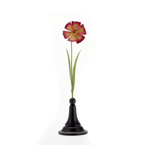 Artisan Metal Flower Carnation Yellow & Red