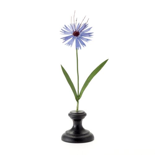 Artisan Metal Flower Cornflower Blue Small