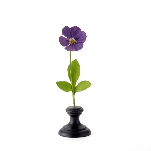 Artisan Metal Flower Pansy Purple Small