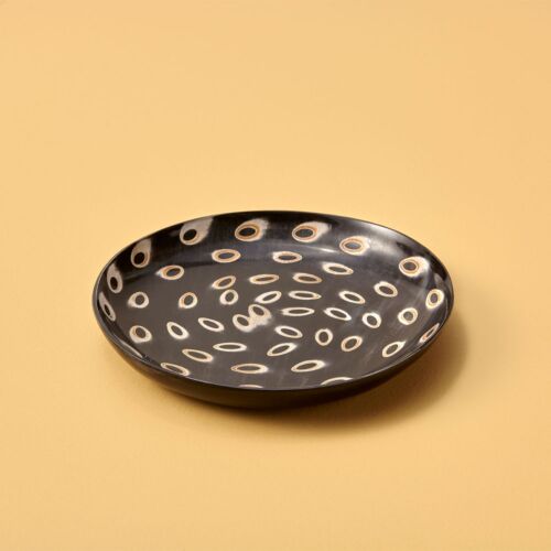 Artisan Peacock Horn Plate Small
