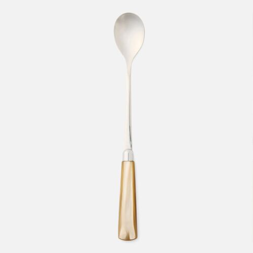 Artisan Polished Silver & Champagne Cocktail Spoon