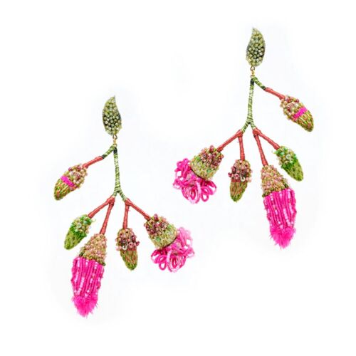 Artisan Post Earrings Pink Gum Blossoms