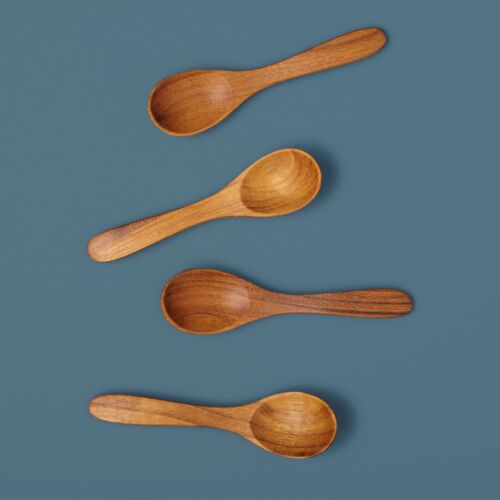 Artisan Teak Spoon Set/4