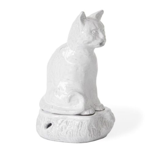 Astier de Villatte Incense Holder Setsuko Smoking Cat 