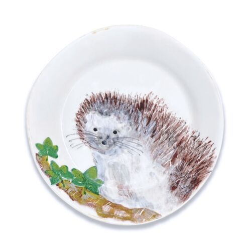   Au Bain Marie Majolica with Hedgehog Dinner Plate