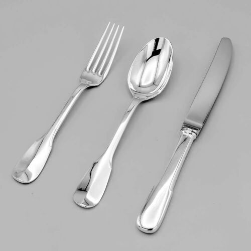 Aubry Cadoret Vieux Paris Silver Plate 5-Piece Setting