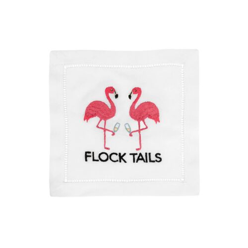 August Morgan Cocktail Napkin Flock Tails