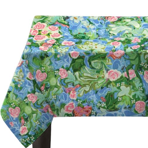 Avenida Frog Tablecloth 59x118"