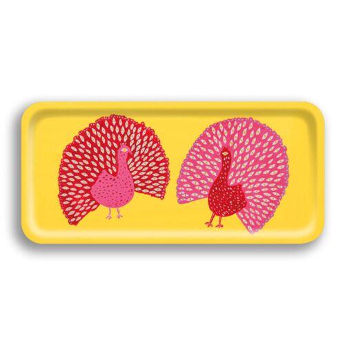 Avenida Mr & Mrs Peacock Narrow Tray