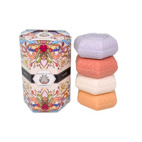 Baudelaire Assortment Honey Soap Box Set/4 Small