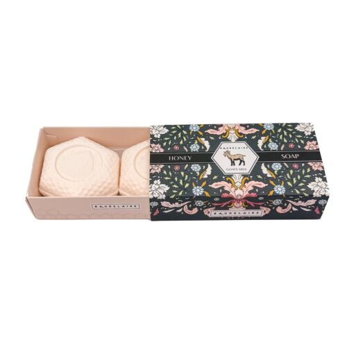 Baudelaire Goats Milk Honey Soap Box Set Small