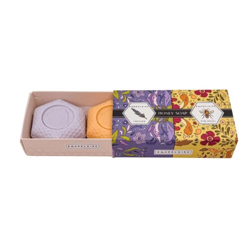 Baudelaire Lavender & Pure Honey Soap Box Set Small