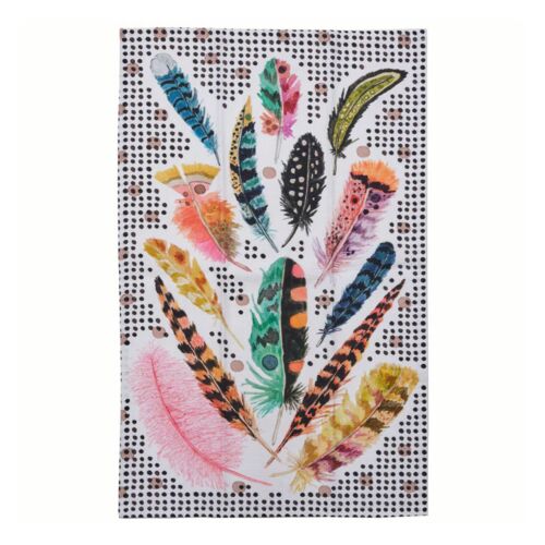 Betsy Olmsted Tea Towel Polka Plumes